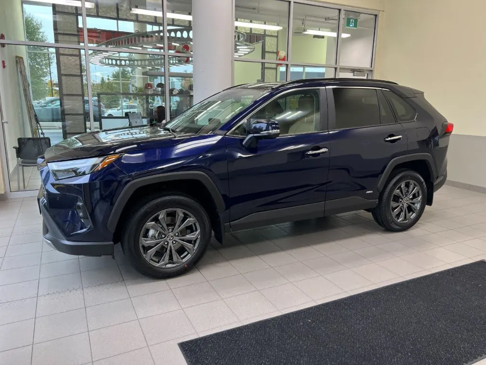 2022 Toyota RAV4 Hybrid Limited Blueprint w: Beige Interior 4